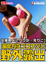 素人 海岸ガチンコナンパ!野外露出 りりか・えりこ Vol.2