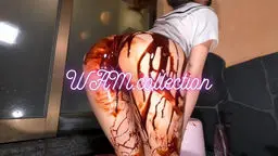 MARI - とにかく汚れる…制服&マイクロビキニでメッシープレイ【WAM.collection】
